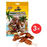 Pet Paradise Chicken bone with calcium 3 × 75 g - Dog Jerky
