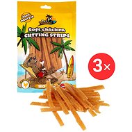 Pet Paradise Soft Chicken Strips 3 × 75 g - Dog Jerky
