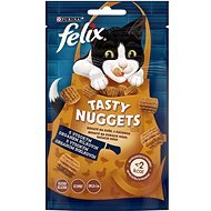 Felix tasty nuggets kura a kačka 8× 50 g - Maškrty pre mačky