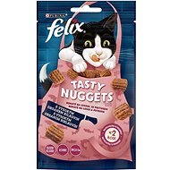 Felix tasty nuggets losos a pstruh 8×  50 g - Maškrty pre mačky