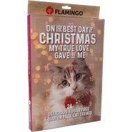 Flamingo Advent calendar with treats for cats 295 g - Advent Calendar for Cats