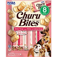 Inaba Churu Dog Bites Chicken pieces with salmon 8 × 12 g - Dog Treats