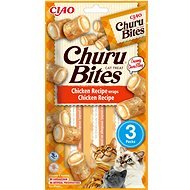 Ciao Churu Cat Bites kuřecí kousky s kuřecím pyré 3 × 10 g - Cat Treats