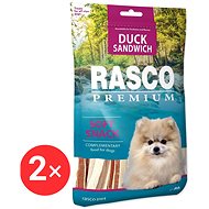 Rasco Premium Delicacy duck sandwich with cod 2 × 80 g - Dog Jerky