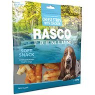 Rasco Premium Pochoutka sýrové proužky obalené kuřecím 500 g  - Dog Jerky