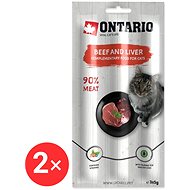 Ontario beef and liver sticks 3 × 5 g 2 pcs - Cat Treats