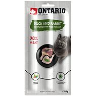 Ontario duck and rabbit sticks 3 × 5 g - Cat Treats