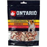 Ontario chicken sandwich with cod 70 g - Dog Treats