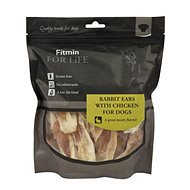 Fitmin For Life Rabbit ears with chicken treat for dogs 400 g - Dog Treats
