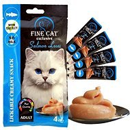 Fine Cat Exclusive krémová svačinka pro kočky losos 4 × 15 g - Cat Treats