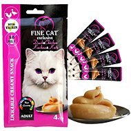 Fine Cat Exclusive krémová svačinka pro kočky kachna & kuře 4 × 15 g - Cat Treats