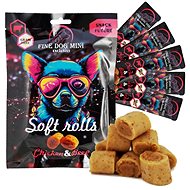 Fine Dog Mini Exclusive soft roll snack for dogs chicken with beef 5 × 10 g - Dog Treats