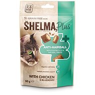 Shelma Anti-hairball grain-free pads, chicken, blueberries 60 g - Cat Treats