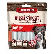 Meatlove Meat & Treat Beef 4 × 40 g - Salami for Dogs