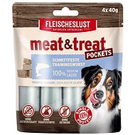 Meatlove Meat & Treat Fish 4 × 40 g - Salami for Dogs