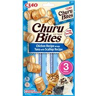 Ciao Churu Cat Bites Chicken pieces with tuna and scallop filling 3 × 10 g - Cat Treats
