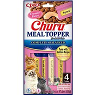 Ciao Churu Cat Meal Topper with tuna and salmon 4 × 14 g - Cat Treats