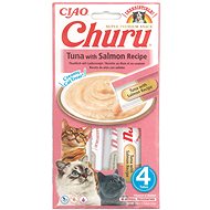 Ciao Churu Cat Tuna and salmon puree 4 × 14 g - Cat Treats