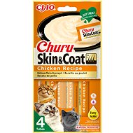 Ciao Churu Cat Skin & Coat Chicken for beautiful coat 4 × 14 g - Cat Treats