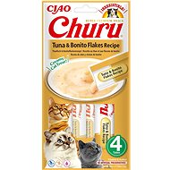 Ciao Churu Cat Tuna puree with meat pieces 4 × 14 g - Cat Treats