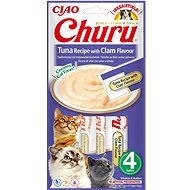 Ciao Churu Cat Tuna and clam puree 4 × 14 g - Cat Treats