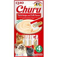 Ciao Churu Cat Tuna and crab puree 4 × 14 g - Cat Treats