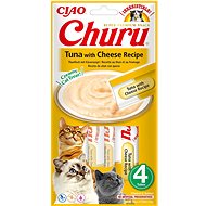 Ciao Churu Cat Tuna puree with cheese 4 × 14 g - Cat Treats
