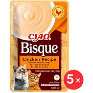 Ciao Churu Cat Bisque Chicken puree 5 × 40 g - Cat Treats
