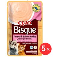 Ciao Churu Cat Bisque Tuna-salmon puree 5 × 40 g - Cat Treats