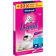 Vitakraft Cat Liquid Snack Omega 3 Salmon + 33% free - Cat Treats