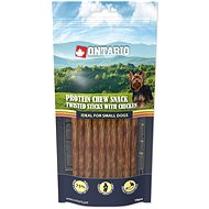Ontario Protein chicken, chewable twisted stick 10 pcs 12,7 cm - Dog Treats