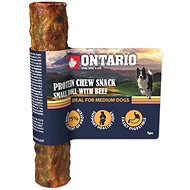 Ontario Protein Beef, chewable roll small 12,7 cm - Dog Treats