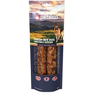 Ontario Protein Beef, chewable roll large 2 pcs 25,4 cm - Dog Treats