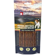 Ontario Protein Beef, chewable twisted stick 10 pcs 12,7 cm - Dog Treats