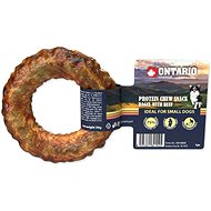 Ontario Protein Beef, chewy bagel 8,9 cm - Dog Treats