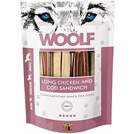 Woolf Soft Chicken and Pollock Sandwich LONG 100 g - Dog Treats