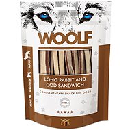 Woolf Soft Rabbit and Pollock Sandwich LONG 100 g - Dog Treats