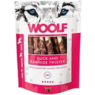 Woolf Duck and Rawhide Twister 100 g - Dog Treats