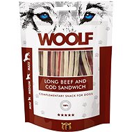 Woolf Soft Long Beef and Cod Sandwich 100 g - Dog Treats
