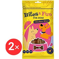 Akinu Bites&Fun Chicken pieces 2 × 85 g - Dog Treats