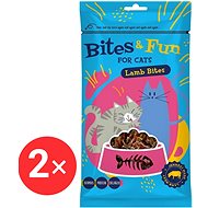 Akinu Bites&Fun Lamb pieces 2 × 60 g - Cat Treats