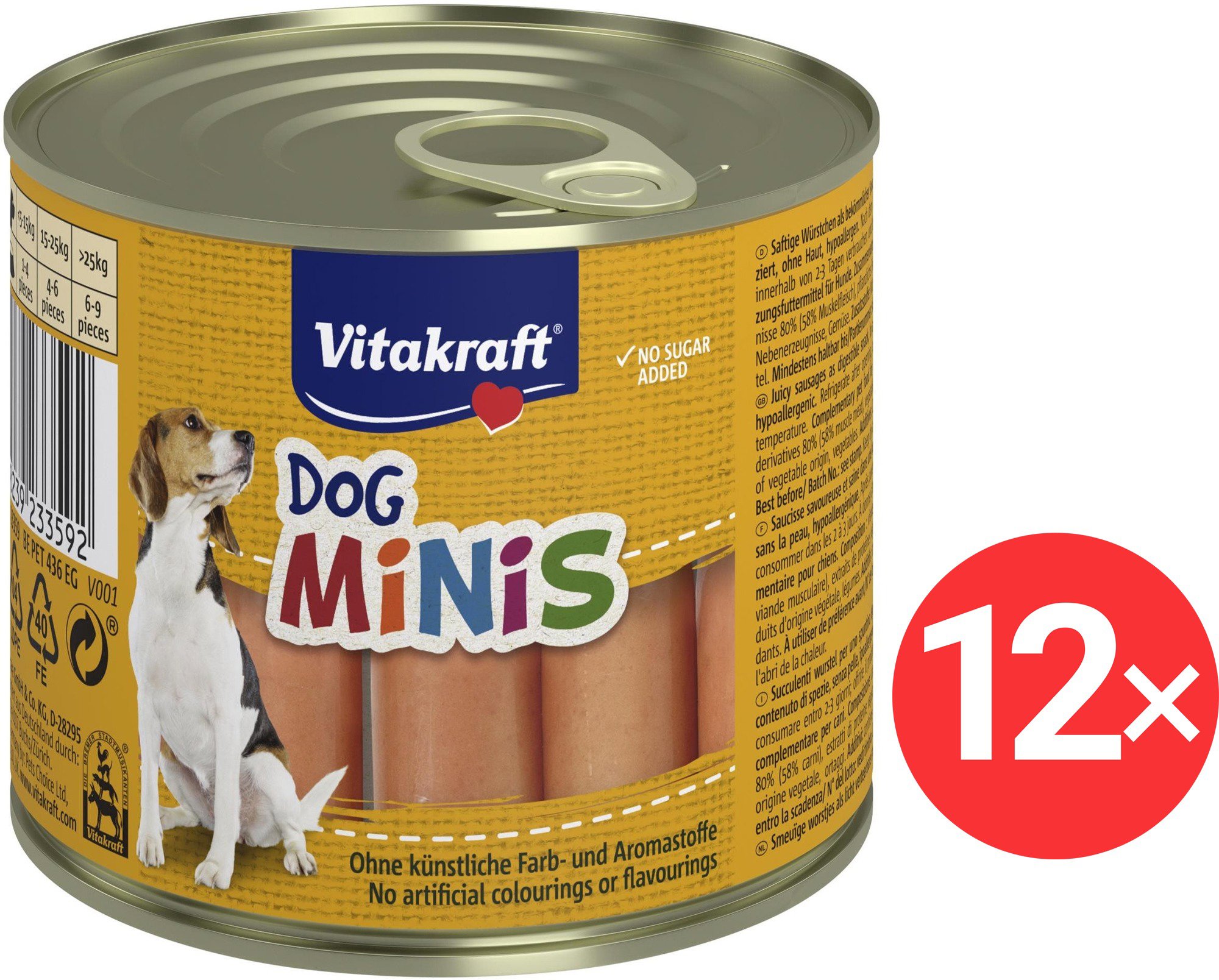 Vitakraft Dog Minis 12 × 120 g - Dog Treats