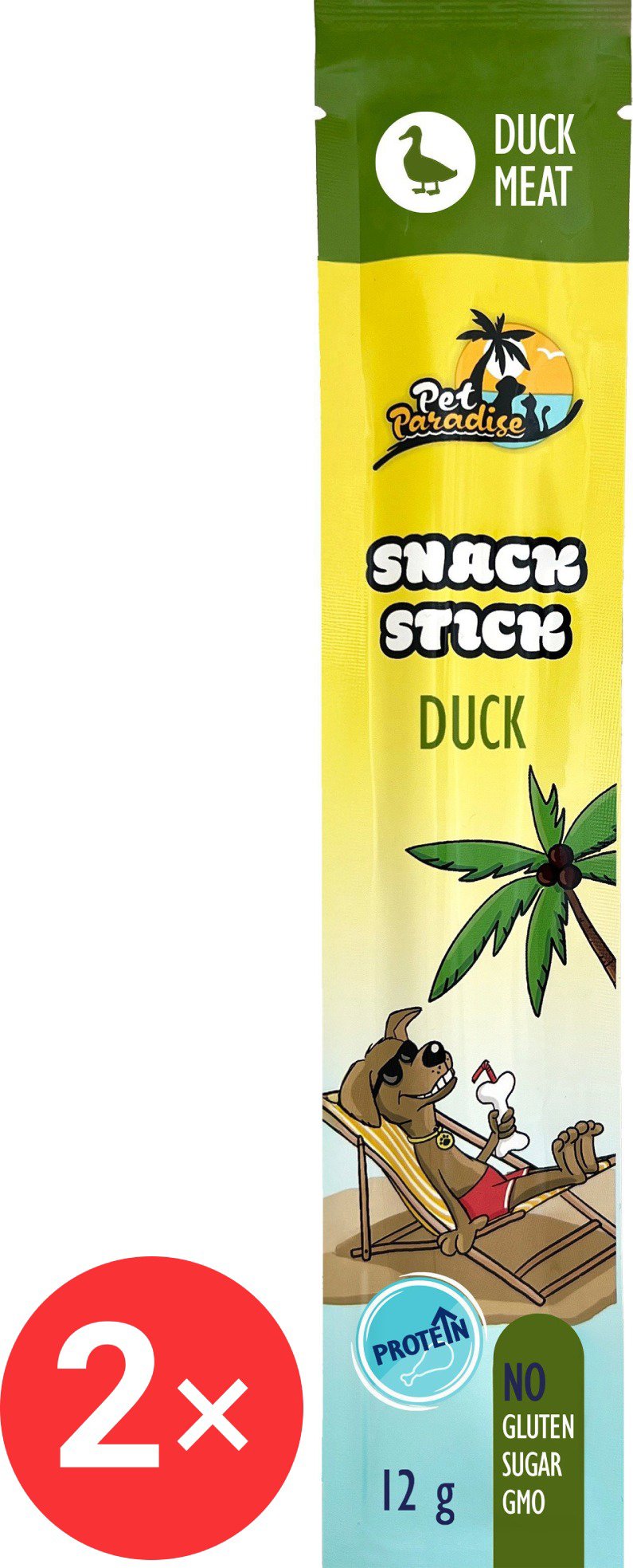 Pet Paradise Snack Stick duck 2 × 12 g - Dog Treats