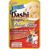 Ciao Dashi Delights Deli Flakes Chicken & Tuna & Salmon 40 g - Cat Food Pouch