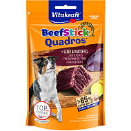 Vitakraft delicacy Beef Stick® Quadros liver, potatoes 70 g - Dog Treats