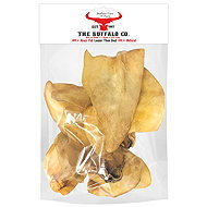 The Buffalo Dried Buffalo Ears - 10 pieces - Dog Jerky
