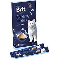Brit Premium by Nature Cat Creamy Treats with Liver 6 × 15 g - Cat Treats