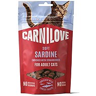 Carnilove Cat Soft Snack Sardine enriched with Strawberry 50 g - Cat Treats