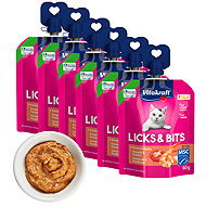 Vitakraft Licks & Bits shrimp and tomato 6 × 60 g - Cat Treats