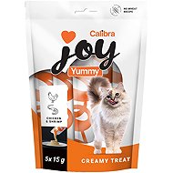 Calibra Joy Cat Yummy meat paste with chicken and prawns 5 × 15 g - Cat Treats